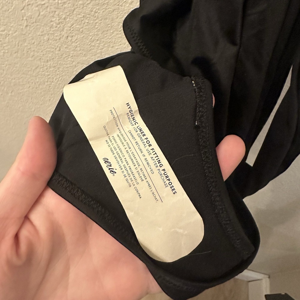 NWT Aerie Black Wrap One Piece Full Coverage Swimsuit Size XXL - Picture 7 of 9